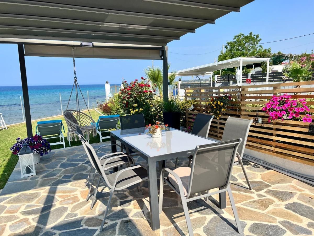 Beachfront Villa Athina Vergia Экстерьер фото